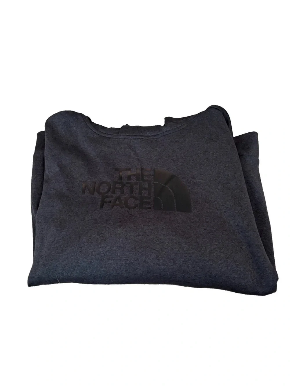 The North Face Men's Dark Gray/Black Logo Crewneck Sweatshirt